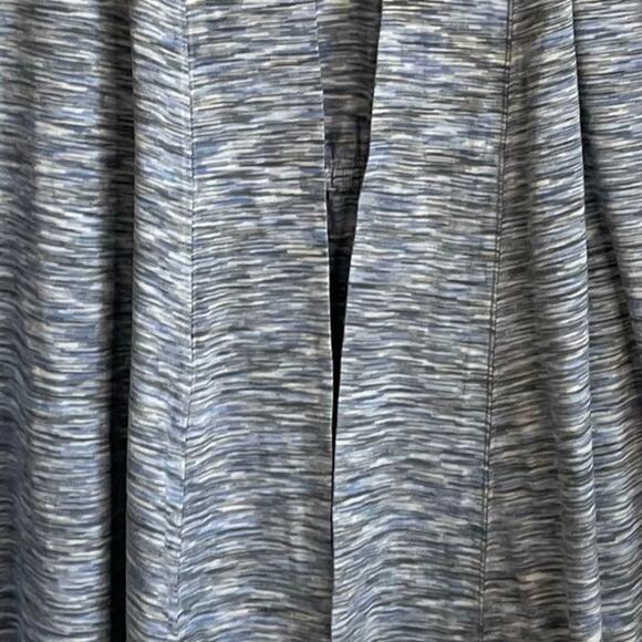 J. Jill Pure Jill Open Front Cardigan Sz M Space Dye Cotton Blue Gray - Picture 4 of 9